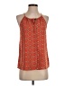 Three Eighty Two 100% Polyester Orange Sleeveless Blouse Size XS - photo 1
