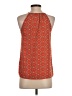 Three Eighty Two 100% Polyester Orange Sleeveless Blouse Size XS - photo 2