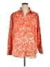 Anthropologie 100% Polyester Paisley Orange 3/4 Sleeve Blouse Size XL - photo 1