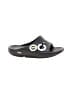 Oofos Black Sandals Size 10 - photo 1