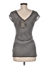 Mexx 100% Viscose Black Short Sleeve Top Size M - photo 2