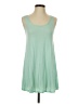 Vanity Solid Green Casual Dress Size S - photo 1
