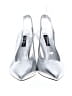 Nine West Metallic Silver Heels Size 7 - photo 2