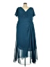 JJ's House Teal Cocktail Dress Size 3X (estimated) - photo 1
