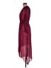 Custommade Paisley Burgundy Casual Dress Size M - photo 5