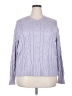 Banana Republic Purple Pullover Sweater Size XXL - photo 1