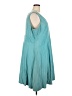 eShakti Solid Teal Casual Dress Size 26W - photo 4