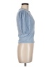 Vylette Blue Short Sleeve Top Size M - photo 4