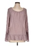 Fred David Purple 3/4 Sleeve Blouse Size L - photo 1