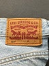 Levi's 100% Cotton Blue Denim Shorts Size 24 waist - photo 3