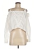 Maje 100% Cotton Ivory White Long Sleeve Blouse Size Med (2) - photo 1