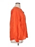 Boden 100% Linen Orange 3/4 Sleeve Blouse Size 14 - photo 4