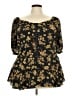 City Chic Gold Yellow 3/4 Sleeve Blouse Size 24 Plus (XXL) - photo 1