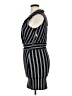 Almost Famous Stripes Black Cocktail Dress Size XL - photo 5