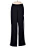 Adidas 100% Polyester Stripes Black Blue Track Pants Size S - photo 1