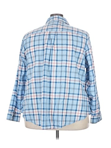 St. John's Bay Long Sleeve Button-Down Shirt (view 2)