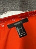 Forever 21 100% Polyester Paisley Orange Casual Skirt Size L - photo 4