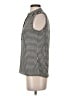 Banana Republic 100% Polyester Houndstooth Black Sleeveless Blouse Size 4 - photo 5