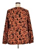 Bobeau Orange Long Sleeve Blouse Size 2X - photo 2