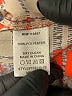 Collective Concepts 100% Polyester Houndstooth Orange 3/4 Sleeve Blouse Size M - photo 8