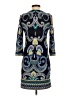 Laundry by Shelli Segal Paisley Blue Casual Dress Size 0 - photo 2