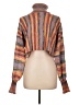 Urban Outfitters Stripes Orange Pullover Sweater Size L - photo 2