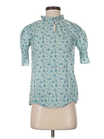 Liberty Art Fabrics for J.Crew 3/4 Sleeve Blouse (view 1)