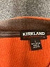 KIRKLAND Signature 100% Cotton Orange Pullover Sweater Size L - photo 7