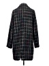 Charter Club 100% Polyester Plaid Black Coat Size S - photo 2