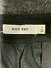 Mod Ref 100% Linen Chevron-herringbone Black Shorts Size S - photo 3