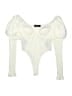 Akira Ivory Long Sleeve Blouse Size M - photo 1