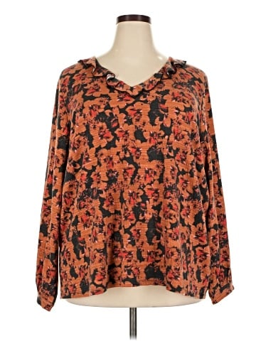 Bobeau Long Sleeve Blouse (view 1)