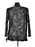 Le Bos 100% Polyester Black Kimono Size 14w - photo 2