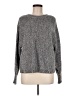 Pink Rose 100% Acrylic Tweed Gray Pullover Sweater Size M - photo 1