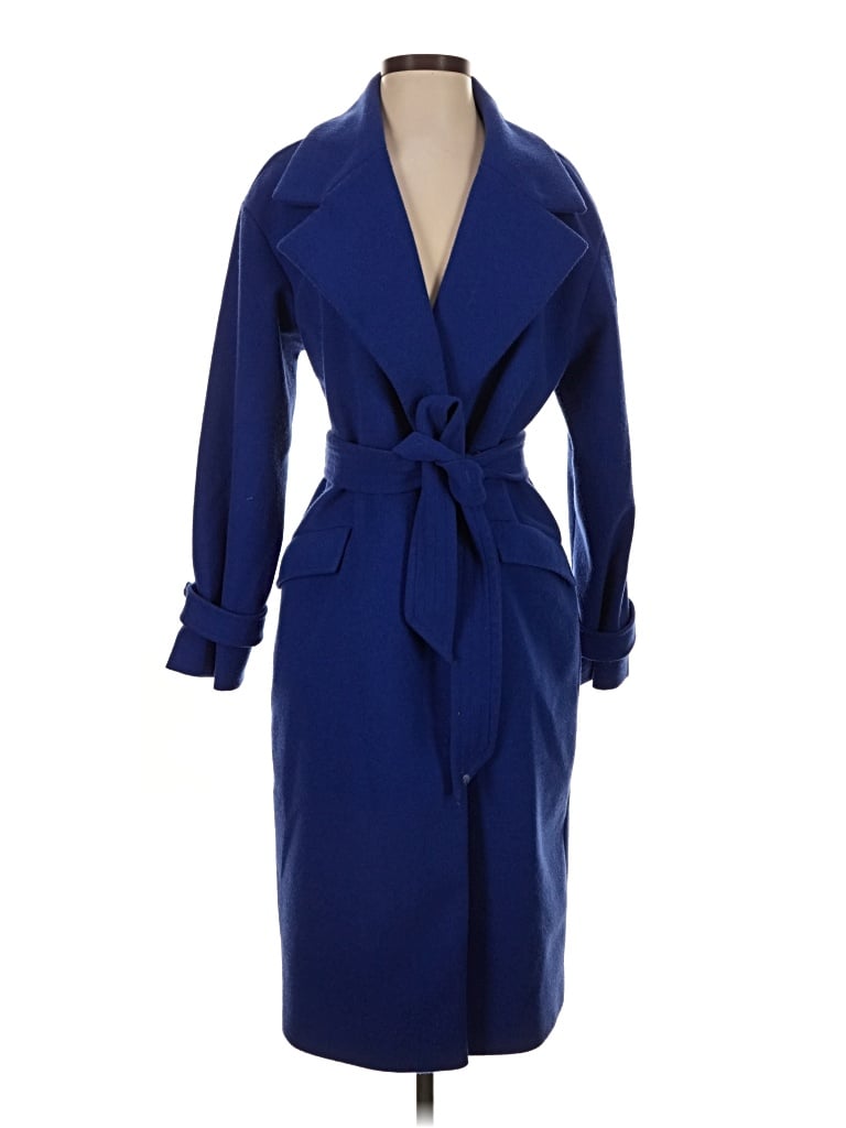 Click to view more detailed imagery on our partner's website Pre-owned Express Coat In Blue