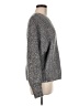 Pink Rose 100% Acrylic Tweed Gray Pullover Sweater Size M - photo 4