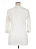 Etcetera 100% Cotton Ivory 3/4 Sleeve Blouse Size XL - photo 2