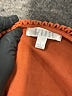 Spense Orange 3/4 Sleeve Blouse Size L - photo 9