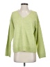 Vince Camuto Solid Green Pullover Sweater Size S - photo 1