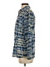 J. McLaughlin 100% Tencel Tie-dye Blue Long Sleeve Button-Down Shirt Size XS - photo 5