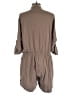 BCBGMAXAZRIA 100% Rayon Solid Brown Romper Size L - photo 2