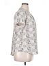 41Hawthorn 100% Recycled Polyester Silver Short Sleeve Blouse Size XL - photo 4