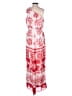 Taylor 100% Polyester Paisley Red Jumpsuit Size 2 - photo 2