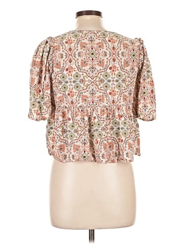 Papaya 3/4 Sleeve T-Shirt (view 2)