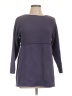 J.Jill 100% Cotton Purple Pullover Sweater Size Lg Petite - photo 1