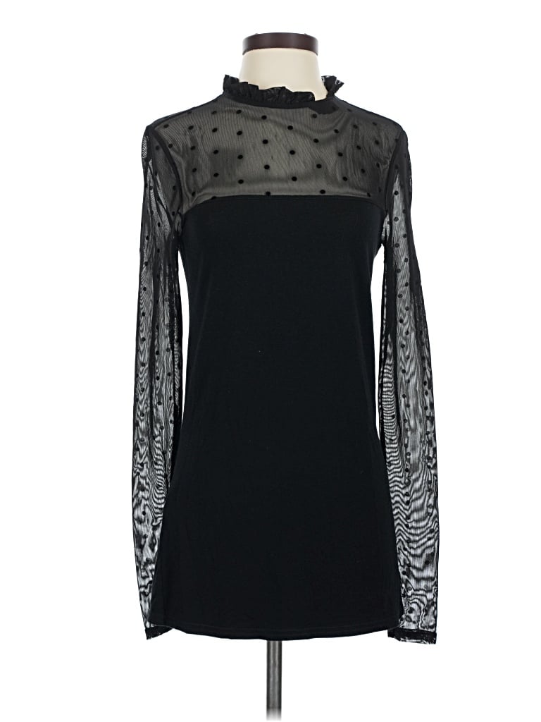 Pre-owned Long Tall Sally Long Sleeve Turtleneck In Black