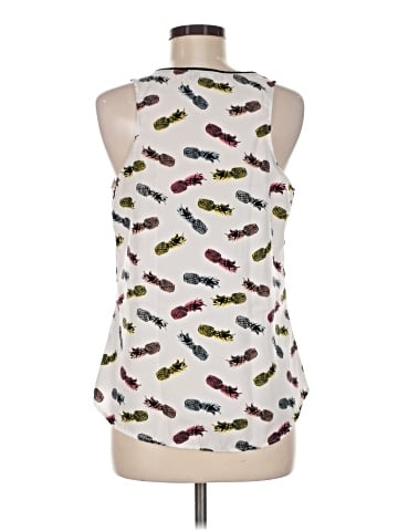 Red Saks Fifth Avenue Sleeveless Top (view 2)