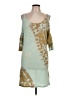 AnM Tie-dye Green Casual Dress Size L - photo 1