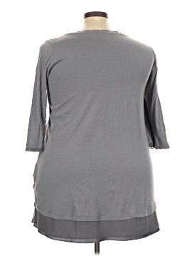 LOGO by Lori Goldstein 3/4 Sleeve T-Shirt (view 2)