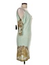 AnM Tie-dye Green Casual Dress Size L - photo 4